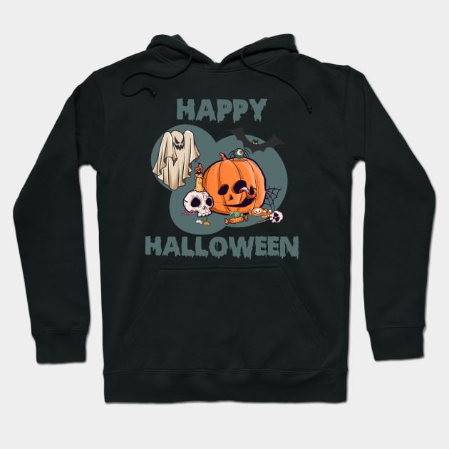 Happy Halloween - 2023 Hoodie by nurkaymazdesing